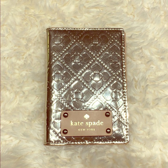 kate spade Handbags - Kate Spade patent gold passport holder
